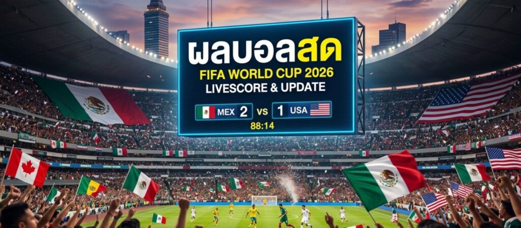 ผลบอลสด ฟุตบอลโลก 2026 พร้อมไฮไลท์ฟุตบอลและผลการแข่งขันล่าสุด | WC 2026