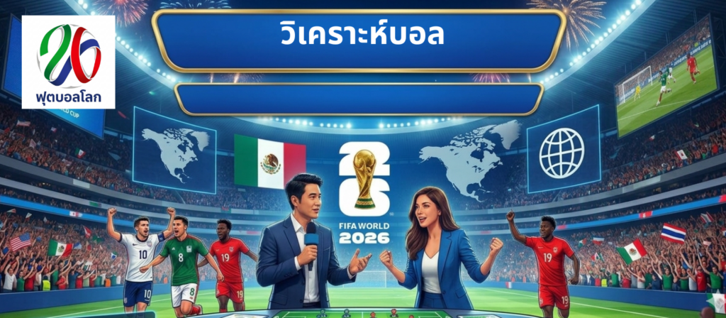 วิเคราะห์บอล ฟุตบอลโลก 2026 (World Cup 2026) พร้อมไฮไลท์และสรุป โดย ฟุตบอล โลก